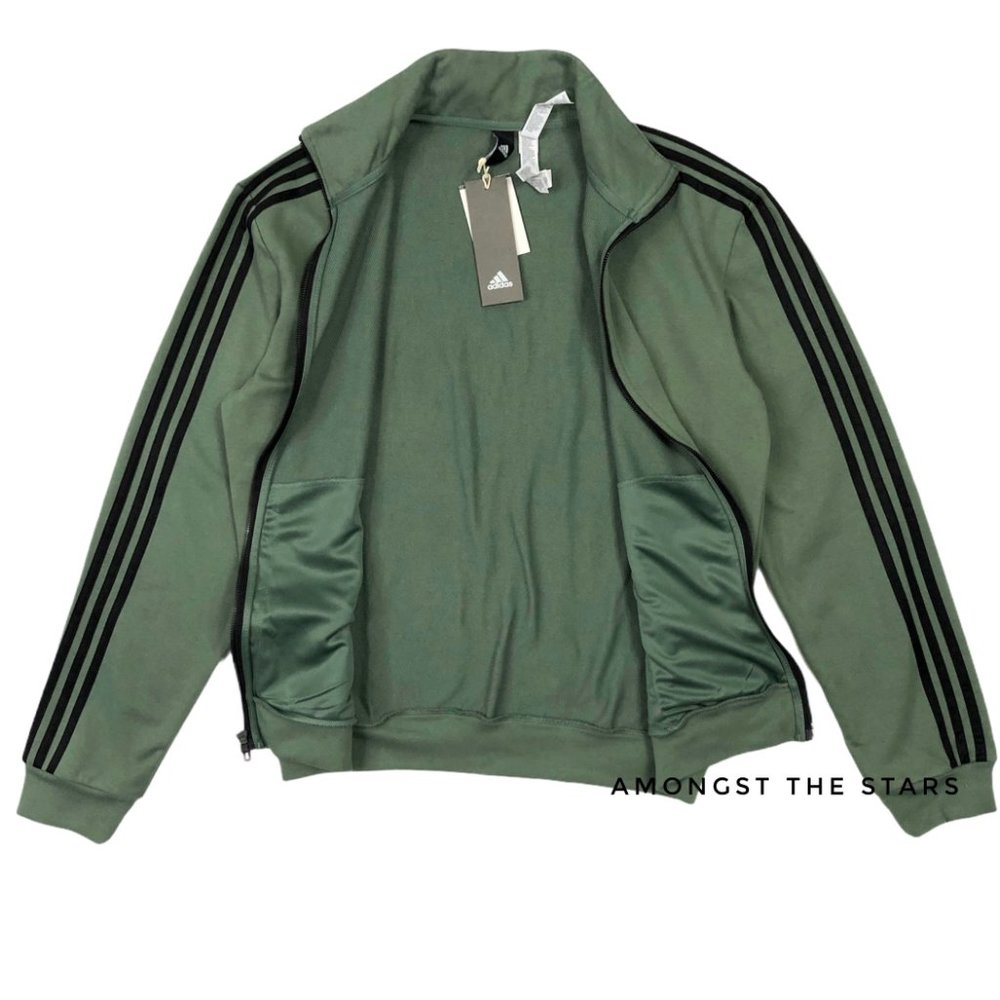 adidas Co Relax Ts Green Tracksuit Jacket & Pants - Picture 6 of 16